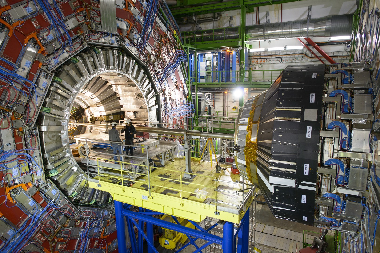 Large Hadron Collider Atom Smasher