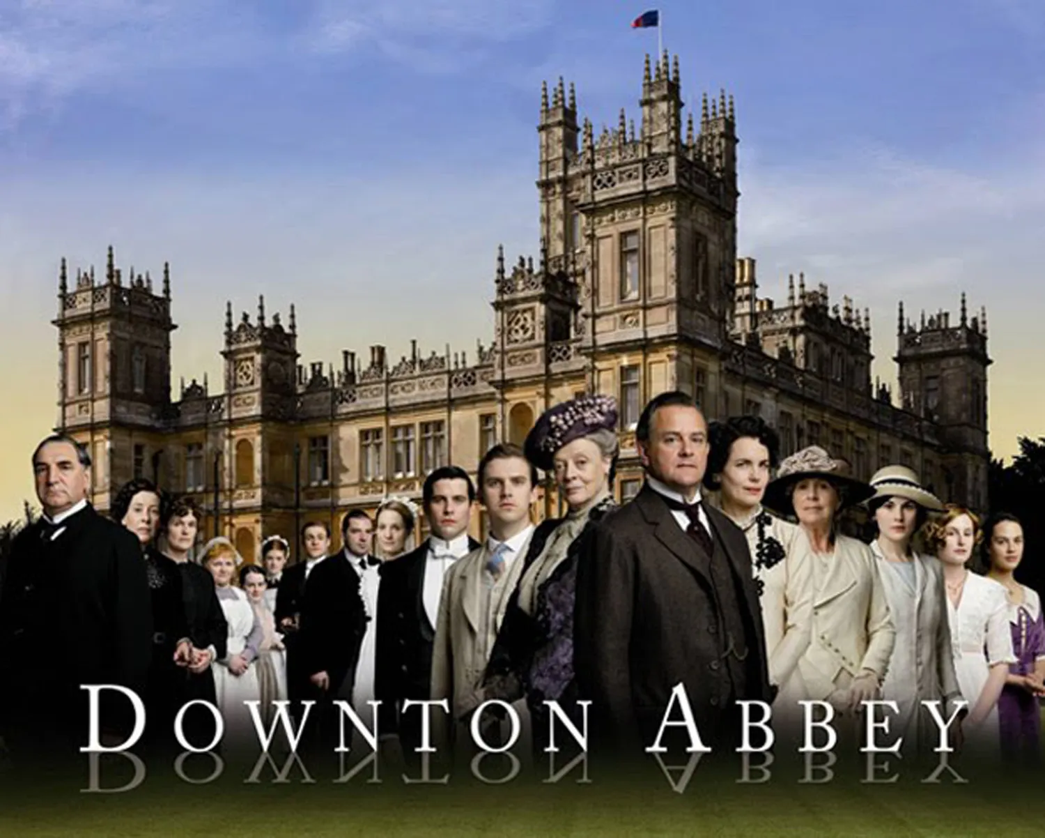 Downton Abbey filmed at Highclere Castle for real location giving period drama authentic look PBS series UK aristocracy drama sets