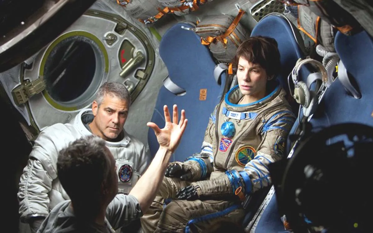 Sandra Bullock trained like an astronaut for Gravity using unusual rigs to simulate zero G movie production secrets film fact